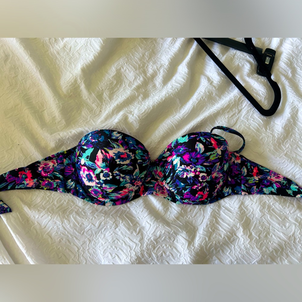 Coral Tropico bikini top, small